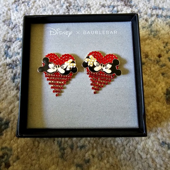 NIB, Disney X Baublebar Mickey & Minnie earrings - Picture 1 of 3